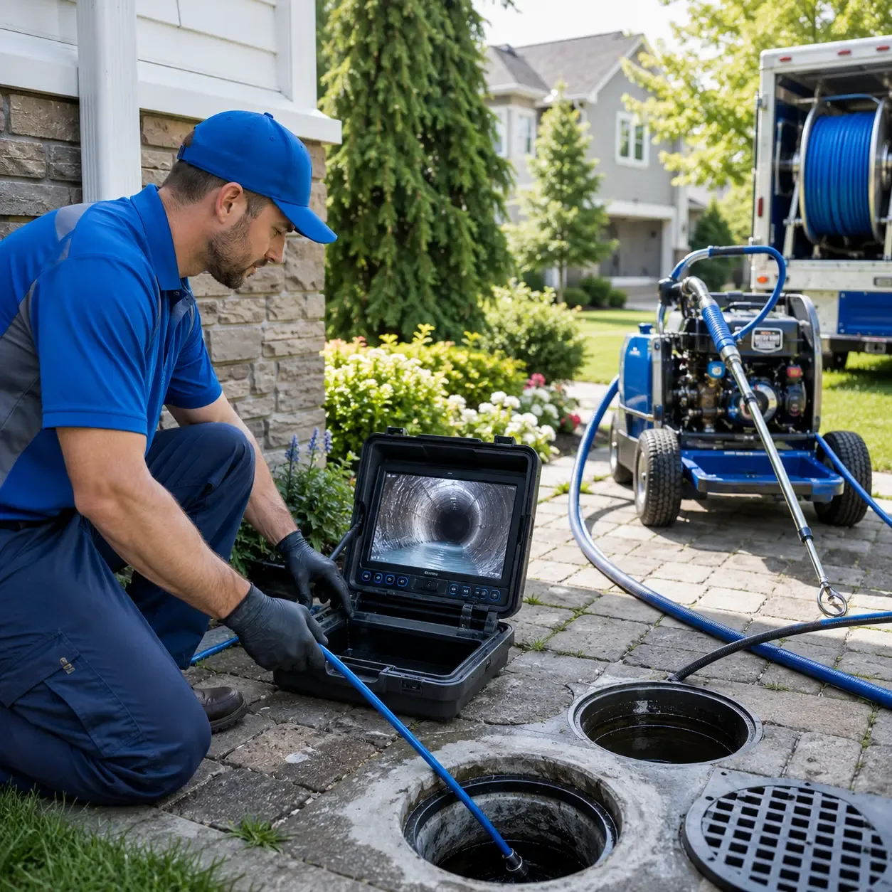 Outdoor drain cleaning professionals serving Rougemont, NC